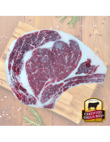 Canadian or USA Angus Beef Thick Bone In Ribeye (Op Rib)