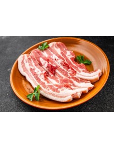 Belgium Hormones Free Pork Belly BBQ Slices 1cm (approx 400g)