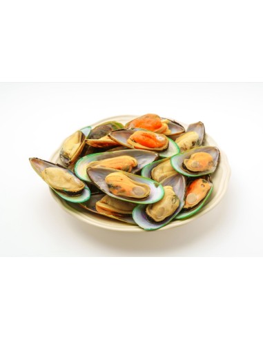 New Zealand Organic Greenshell Mussels Half Shell (1kg)