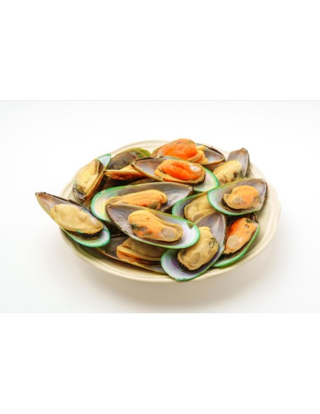 New Zealand Organic Greenshell Mussels Half Shell (1kg)