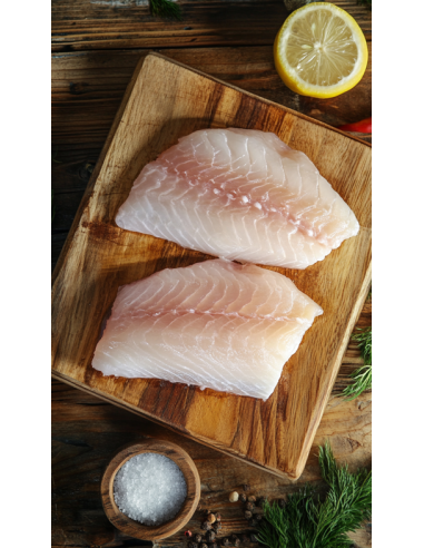 Greenland Wild Halibut fillet Steak Skinless (300g)