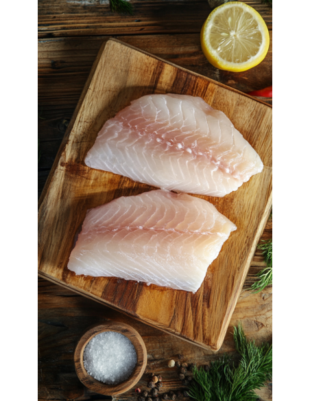 Greenland Wild Halibut fillet Steak Skinless (300g)