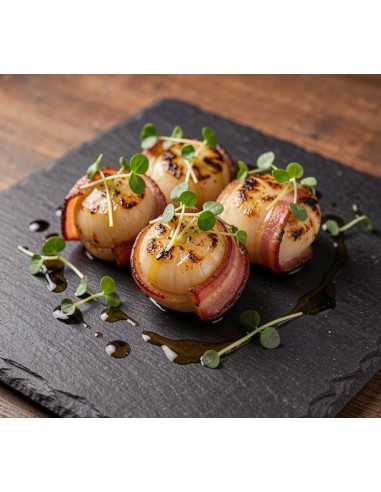 Aqua East Bacon and Scallops Rolls (8 pcs)