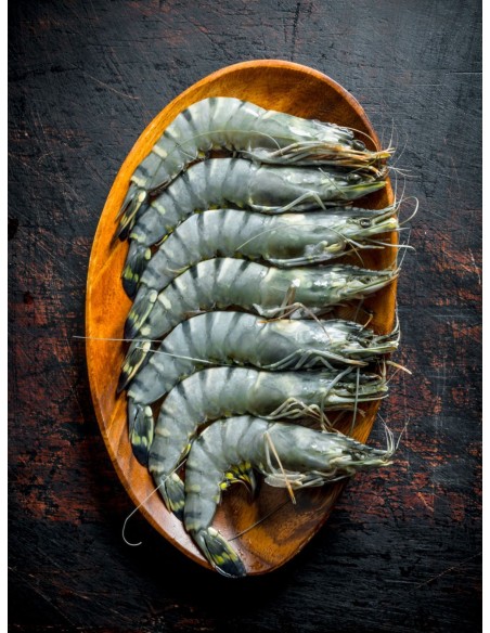 Vietnam Organic Tiger Prawns With Shell and Head