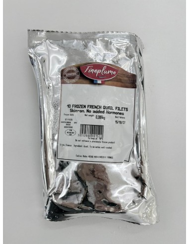 French No Added Hormones Quail Breast Skin On