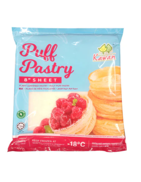 Kawan Puff Pastry 8" (5pcs - 850g)