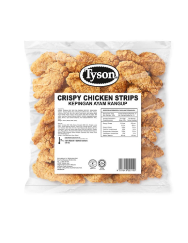 Tyson Crispy Chicken strips 1Kg