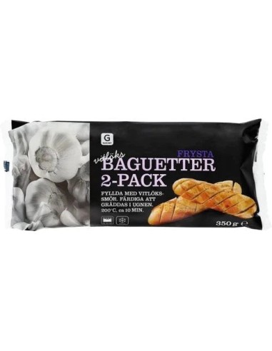 Garant Garlic Baguettes 2pcs 350 g