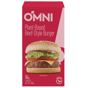 Omni Beef Burgers 2 pcs (Plant Based)