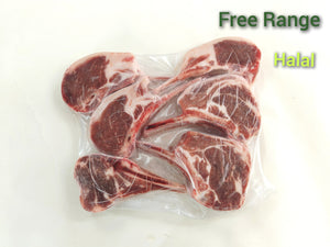 Mongolian Free Range French Cut Lamb Chops 500g (6 pcs)