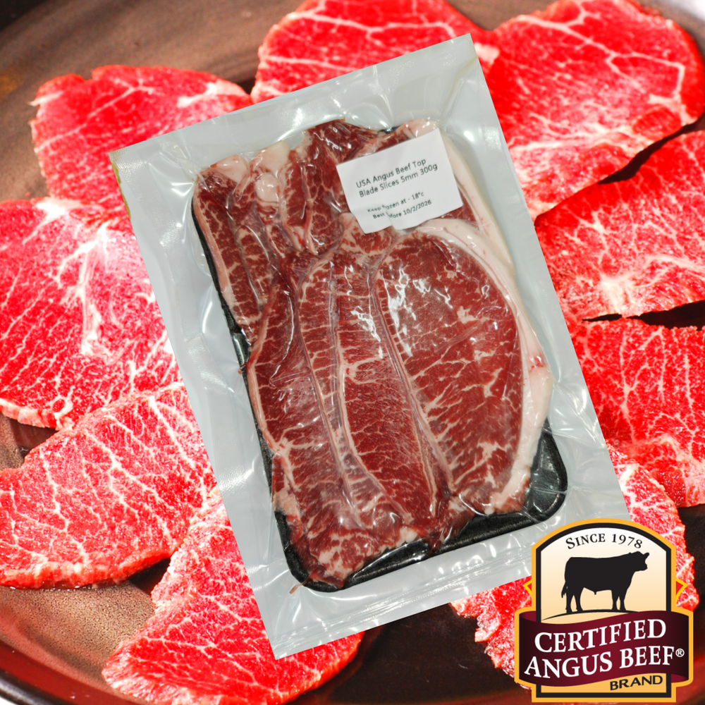 USA Angus Beef Top Blade Slices Korean BBQ 5mm (300g)