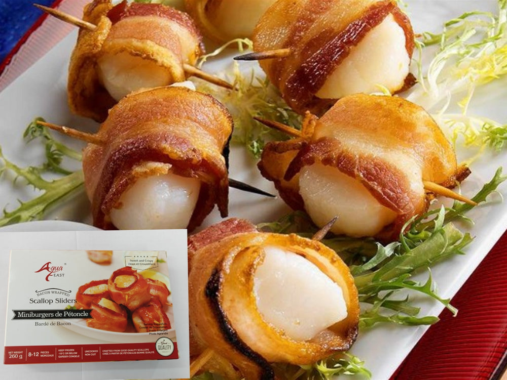 Aqua East Bacon Wrapped Scallops (8 pcs)