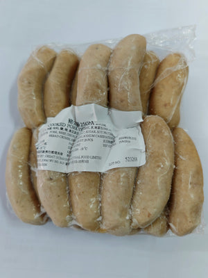 English Cooked Pork Sausages 3"-4" 500g  (20 pcs) - Hong Kong