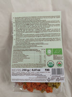 Italian Pasta Natura Organic Low Sugar Low Salt Red Lentils and Green Peas Whole Rice Kid's Pasta 250g