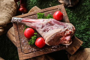 New Zealand Grass Fed Leg of Lamb With Bone