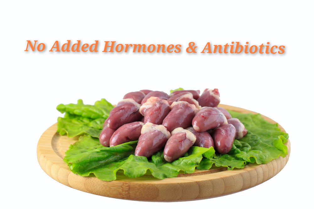 Thai 100% Natural Chicken Hearts (approx 500g)