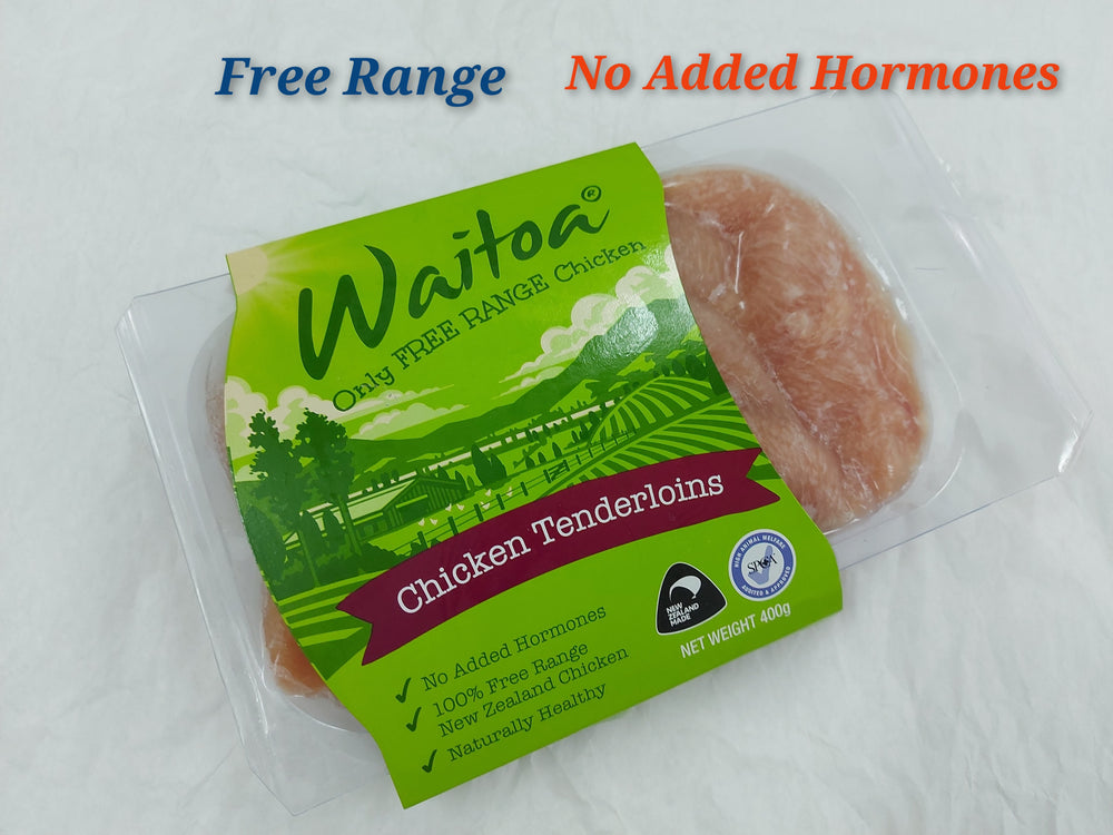 New Zealand Waitoa Free Range Hormones Free Chicken Tenderloin (400g)