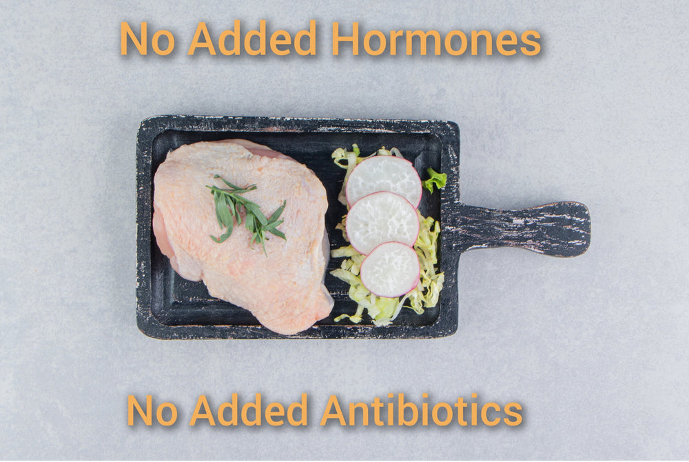 Thai Hormones Free Chicken Thigh Boneless & Skin On (500g)