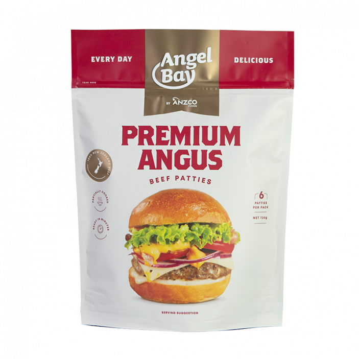 New Zealand Angel Bay Angus Beef Burgers Halal (6 pcs)